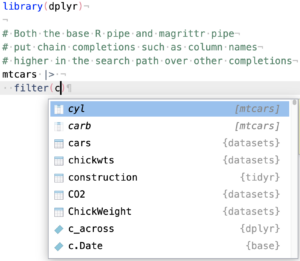 filter(c with columns before search path secondary completions