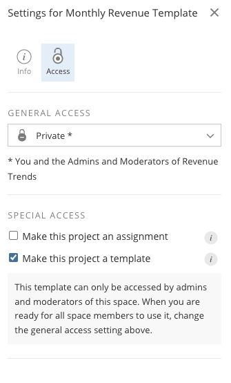 Editing privacy options on Posit Cloud